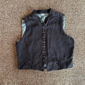 Vintage Dyed Silk Vest